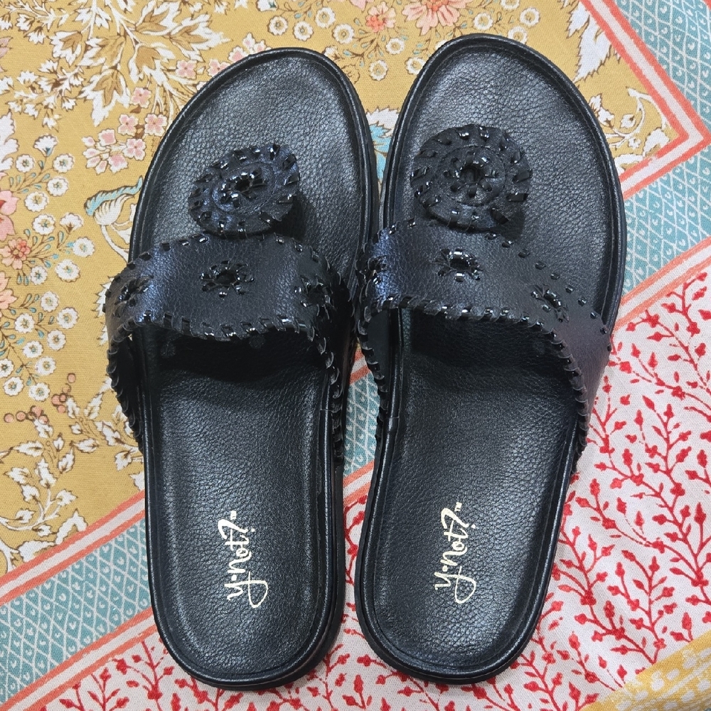 Stylish Black Slide Sandals